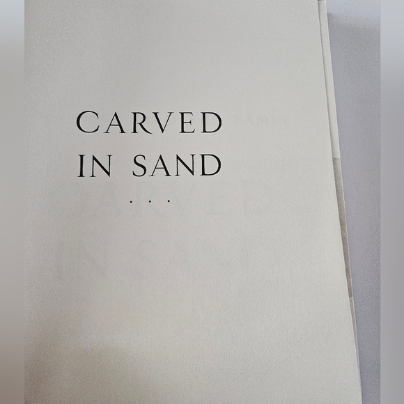 Carved in Sand When attention fails and memory fades in the Middle.Ramin. Harper - Picture 9 of 16